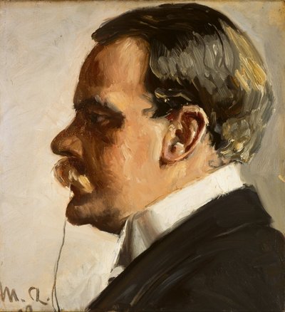 Hakon Børresen by Michael Peter Ancher